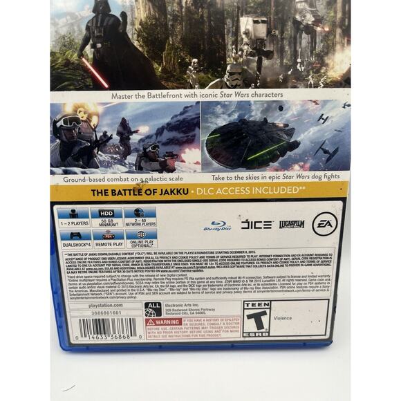 Star Wars: Battlefront (PlayStation 4, 2015) Complete Tested - Picture 3 of 8